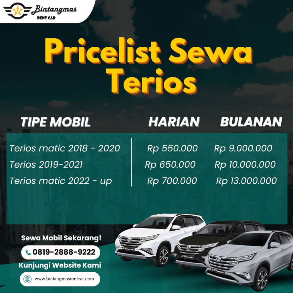 Daftar Harga – Bintang Mas Rent Car